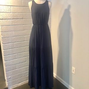 Splendid Navy Racerback Maxi Dress